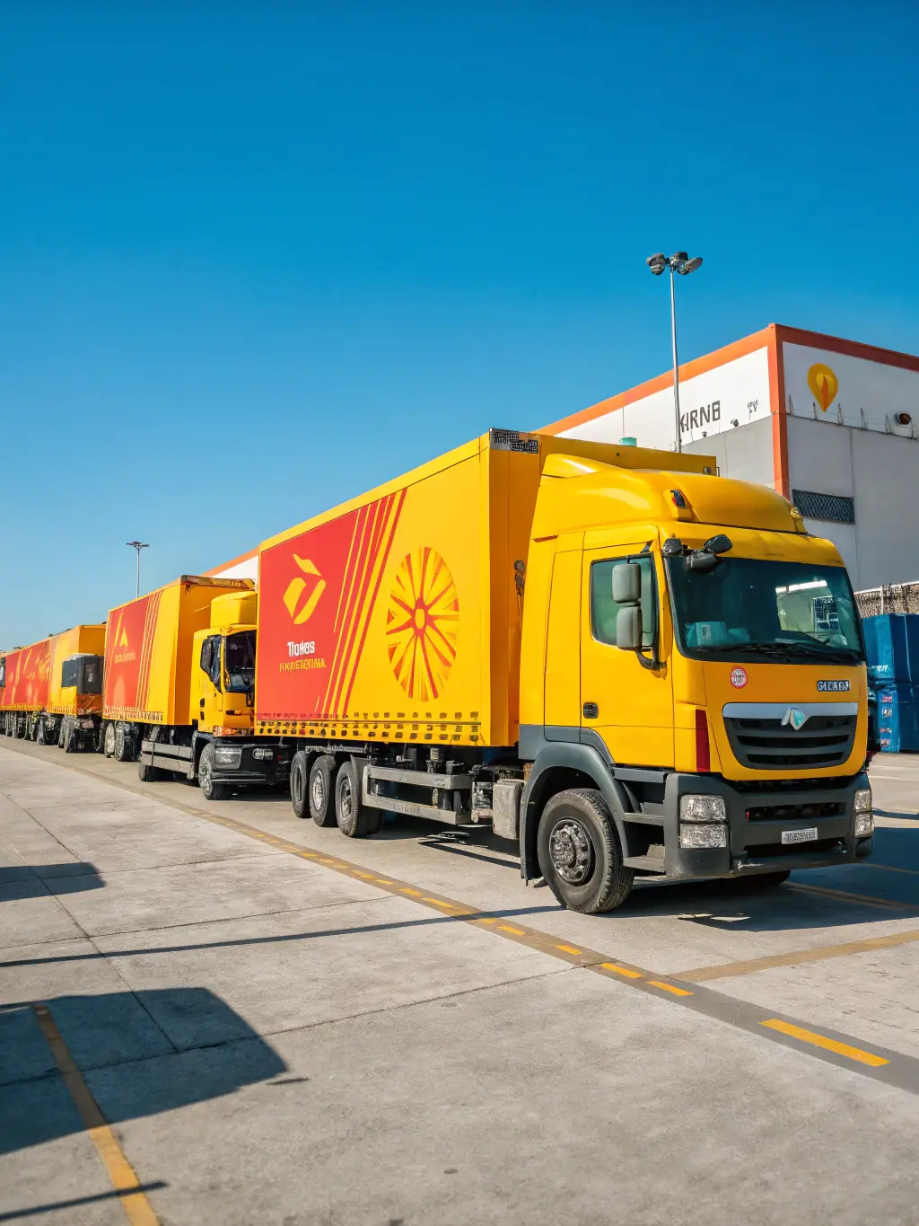 A diverse fleet of vehicles being prepared for international shipping, showcasing RS IMPORT's global logistics capabilities.